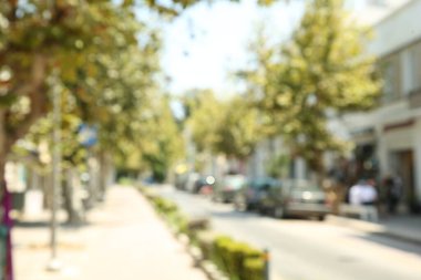 Bulanık kenti sokak güneşli