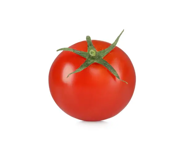 흰색에 성숙한 토마토 — 스톡 사진