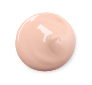 Temeldeki düşüş beyaz, üst görünümde izole