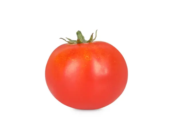 One Ripe Cherry Tomato Isolated White — Stock Photo, Image