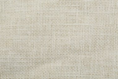 Arkaplan olarak çuval bezi dokusu, üst görünüm