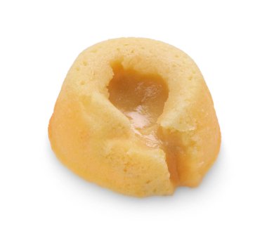 Beyaz çikolatalı leziz vanilya şekerlemesi.