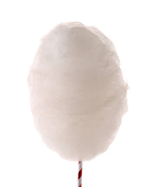 One Sweet Cotton Candy Isolated White — Stock Photo, Image