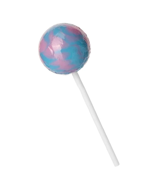 Tasty Colorful Lollipop Isolated White Confectionery Product — Stock Photo, Image