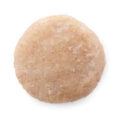 Çiğ vejetaryen nugget beyaz, üst görünümde izole