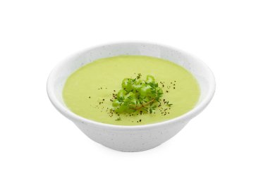 Bir kase lezzetli kereviz çorbası.