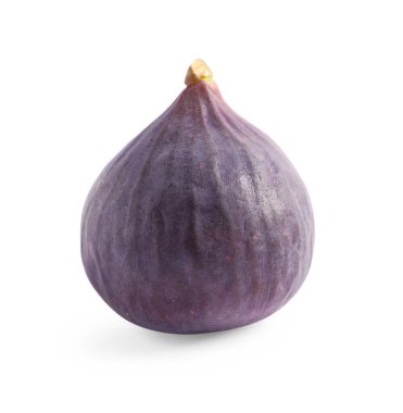 Tam olgunlaşmış taze incir beyazda izole edilmiş.