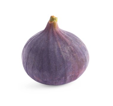 Tam olgunlaşmış taze incir beyazda izole edilmiş.