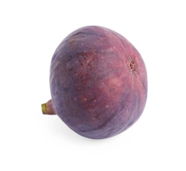 Tam olgunlaşmış taze incir beyazda izole edilmiş.