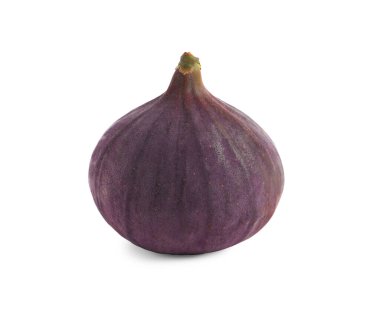 Tam olgunlaşmış taze incir beyazda izole edilmiş.