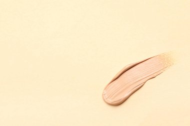 Bej arka planda deri özü lekesi. Metin için boşluk