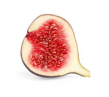 Taze incirin yarısı bembeyaz.