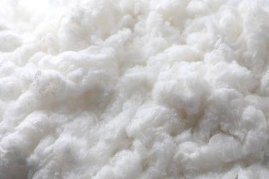 Arka plan olarak yumuşak, temiz pamuk, yakın görünüm