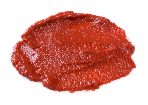 Tasty Fresh Tomato Paste Isolated White — Stock Photo, Image
