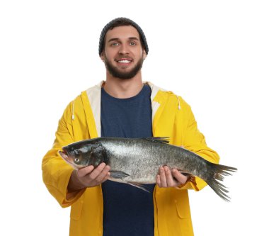 Balıkçı, beyaz balık yakalamış.