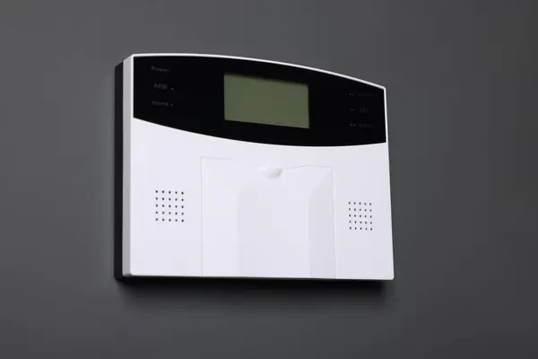 Sistema Alarma Seguridad Para Hogar Pared Gris —  Fotos de Stock