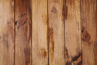 Arkaplan olarak ahşap yüzey dokusu, üst görünüm