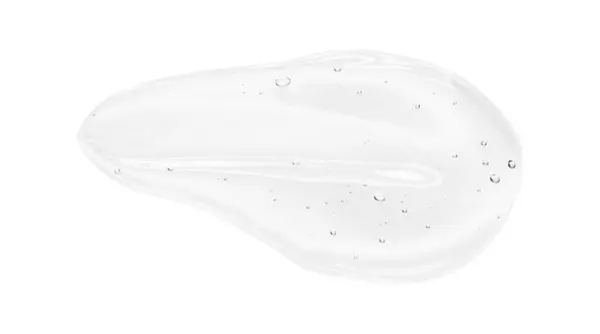Amostra Gel Limpador Isolado Branco Vista Superior Produto Cosmético — Fotografia de Stock
