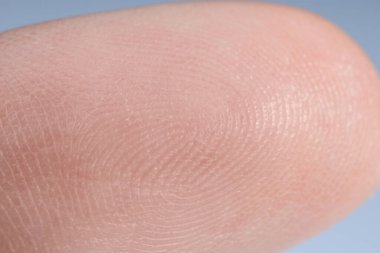 Sürtünme sırtlı parmak makro görünümü