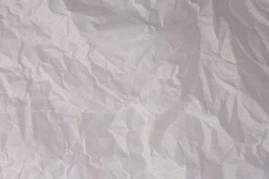 Arkaplan olarak buruşmuş parşömen kağıdının dokusu, üst görünüm