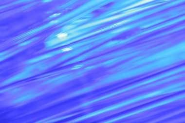 Optik fiber iplikler mavi ışık ve makro görüş iletiyor