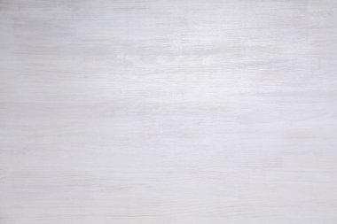 Arkaplan olarak beyaz ahşap yüzey dokusu, üst görünüm