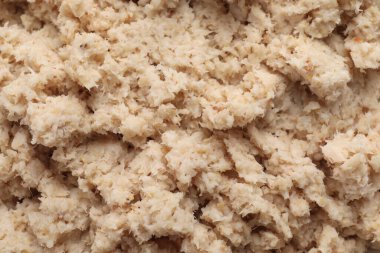 Arka plan olarak lezzetli hazırlanmış yabanturpu, üst görünüm