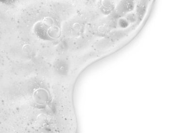 Beyaz arka planda serum. Cilt bakım ürünü
