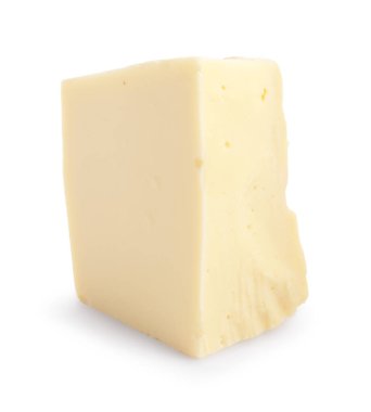 Beyaza izole edilmiş lezzetli bir çikolata.