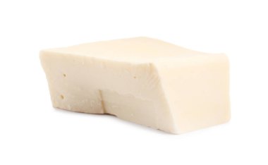 Beyaza izole edilmiş lezzetli bir çikolata.