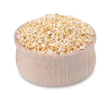 Beyaz kasede çiğ arpa inliyor.