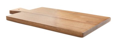 Tahta tahta tahta beyaz üzerine izole edilmiş. Mutfak aletleri