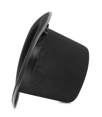 Beyaz şapkalı bir sihirbaz.