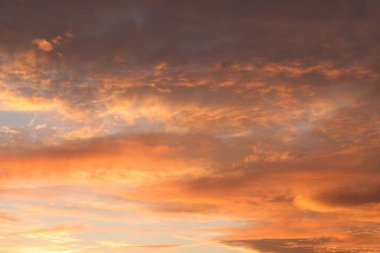 gün batımında güzel gökyüzü pitoresk görünümü