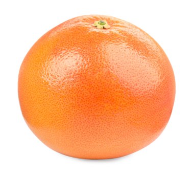 Taze olgun greyfurt beyaza izole edilmiş. Citrus meyvesi.