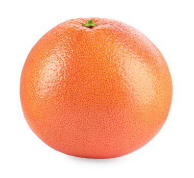 Taze olgun greyfurt beyaza izole edilmiş. Citrus meyvesi.