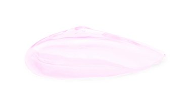 Sample of cosmetic gel isolated on white