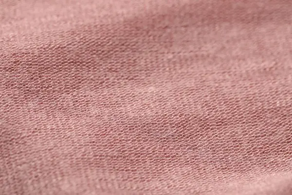 Textuur Van Zacht Roze Stof Als Achtergrond Close — Stockfoto