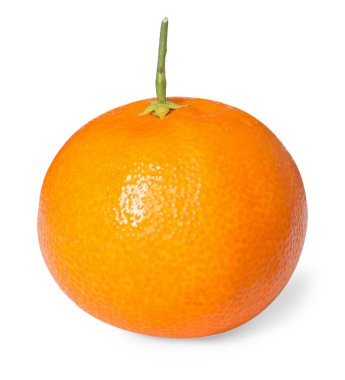 Taze sulu mandalina beyazı izole eder.