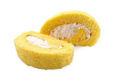 Lezzetli kek rulosu. Krema dolgulu.