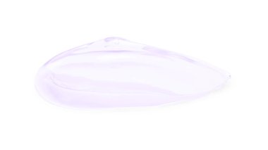Sample of cosmetic gel isolated on white