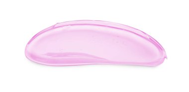 Sample of cosmetic gel isolated on white