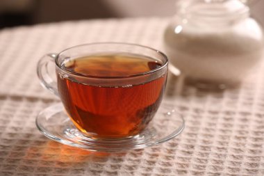 Aromatik çay, masada, yakın plan.