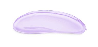 Sample of cosmetic gel isolated on white