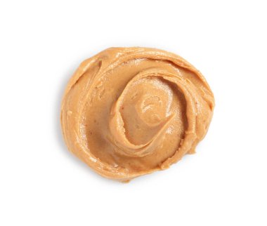 Beyaz manzaralı, lezzetli fındık ezmesi örneği.