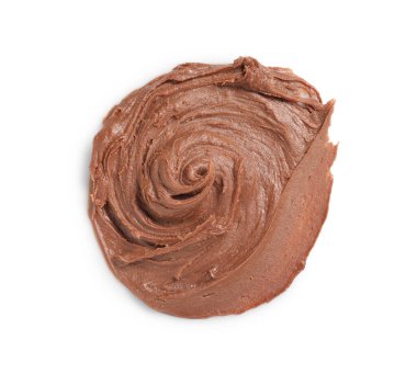 Beyaz manzaralı, lezzetli fındık ezmesi örneği.