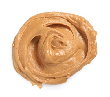 Beyaz manzaralı, lezzetli fındık ezmesi örneği.