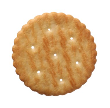 Lezzetli gevrek beyaz kraker.