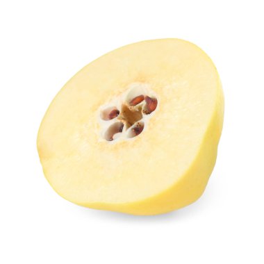 Taze olgun bıldırcın beyazı izole edilmiş.