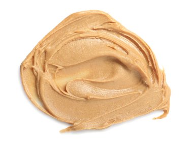 Beyaz manzaralı, lezzetli fındık ezmesi örneği.